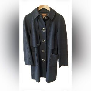 Tory Burch grey trench coat. Size 6